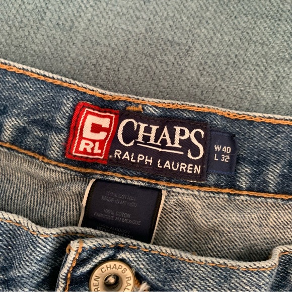 90’s y2k Ralph Lauren Chaps vintage dad jeans Sz 40 x 32 - Picture 7 of 16